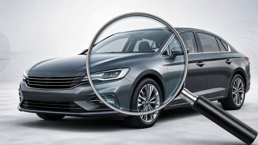 Consulta veicular, lupa, veículo, carro, Motor Consulta
