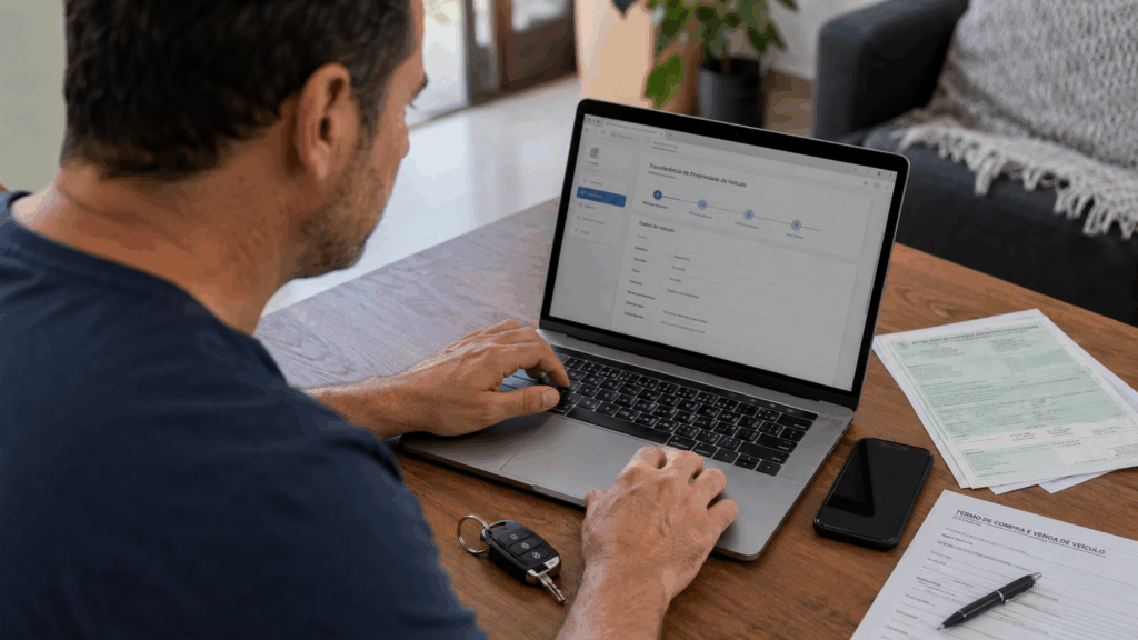 Transferência online de veículos